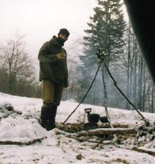 Horác pózuje